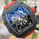 Richard Mille - RM35-01 44.5mm Skeleton NTPT Dial on Red Strap BBSF RMUL3 Super Clone
