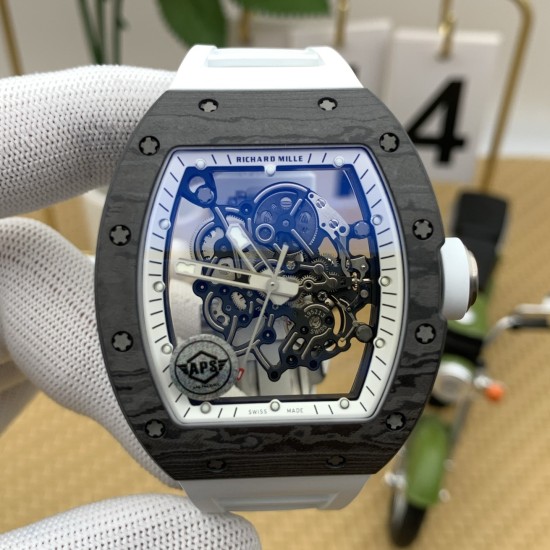 Richard Mille - RM055 42.7mm White Crown NTPT/RU Skeleton Dial APS RMUL2 Super Clone