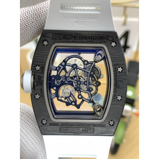 Richard Mille - RM055 42.7mm White Crown NTPT/RU Skeleton Dial APS RMUL2 Super Clone