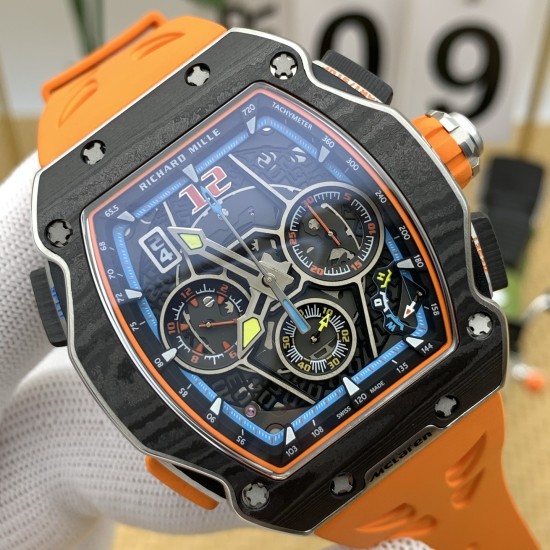 Richard Mille - RM65-01 41mm NTPT Carbon Automatic Split-Seconds Chronograph Automatic