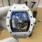 Richard Mille - RM055 43mm White Cer/RU Skeleton Black Dial APSF RMUL2 Super Clone