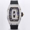 Richard Mille - RM07-01 Ladies 31.5mm Black Full Diamonds Case on Black Rubber ZF CRMA2