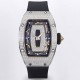 Richard Mille - RM07-01 Ladies 31.5mm Black Full Diamonds Case on Black Rubber ZF CRMA2