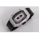 Richard Mille - RM07-01 Ladies 31.5mm Black Full Diamonds Case on Black Rubber ZF CRMA2
