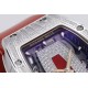 Richard Mille - RM07-01 Ladies 31.5mm Red Diamonds Sketelon Dial on Red Rubber ZF CRMA2