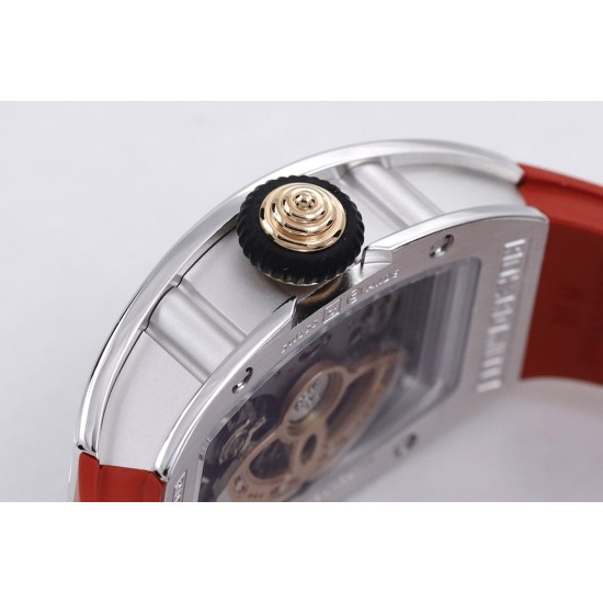 Richard Mille - RM07-01 Ladies 31.5mm Red Diamonds Sketelon Dial on Red Rubber ZF CRMA2