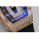 Richard Mille - RM07-01 Ladies 31.5mm RG Black Diamonds Sketelon Dial on Black Rubber ZF CRMA2