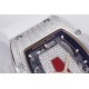 Richard Mille - RM07-01 Ladies 31.5mm Red Diamonds Sketelon Dial on White Rubber ZF CRMA2