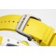 Richard Mille - RM61-01 43mm White Ceramic/RU Sketelon Dial on Yellow Rubber Strap ZF RMUL2