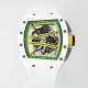 Richard Mille - RM61-01 43mm White Ceramic/RU Sketelon Dial on White Rubber Strap ZF RMUL2