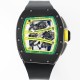 Richard Mille - RM61-01 43mm Black Ceramic/RU Sketelon Dial on Black Rubber Strap ZF RMUL2