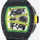Richard Mille - RM61-01 43mm Black Ceramic/RU Sketelon Dial on Black Rubber Strap ZF RMUL2