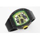 Richard Mille - RM61-01 43mm Black Ceramic/RU Sketelon Dial on Black Rubber Strap ZF RMUL2