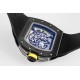 Richard Mille - RM61-01 43mm Black Ceramic/RU Sketelon Dial on Black Rubber Strap ZF RMUL2