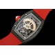 Richard Mille - RM07-01 32mm Ladies NTPT Carbon Case Red Rubber Strap Skeleton Dial G+ CRMA2 Automatic