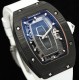Richard Mille - RM07-01 32mm Ladies NTPT Carbon Case White Rubber Strap Skeleton Dial G+ CRMA2 Automatic