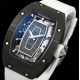 Richard Mille - RM07-01 32mm Ladies NTPT Carbon Case White Rubber Strap Skeleton Dial G+ CRMA2 Automatic