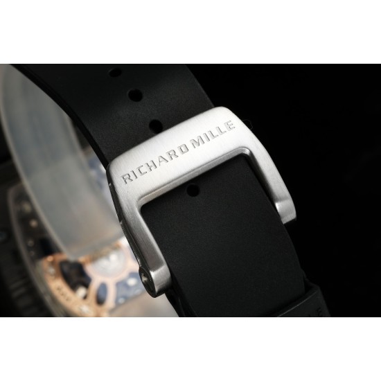 Richard Mille - RM07-01 32mm Ladies NTPT Carbon Case Black Rubber Strap Skeleton Dial G+ CRMA2 Automatic