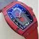 Richard Mille - RM07-01 32mm Ladies NTPT Carbon Case Red Rubber Strap Skeleton Dial G+ CRMA2 Automatic