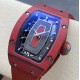 Richard Mille - RM07-01 32mm Ladies NTPT Carbon Case Red Rubber Strap Skeleton Dial G+ CRMA2 Automatic