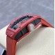 Richard Mille - RM07-01 32mm Ladies NTPT Carbon Case Red Rubber Strap Skeleton Dial G+ CRMA2 Automatic