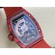 Richard Mille - RM07-01 32mm Ladies NTPT Carbon Case Red Rubber Strap Skeleton Dial G+ CRMA2 Automatic