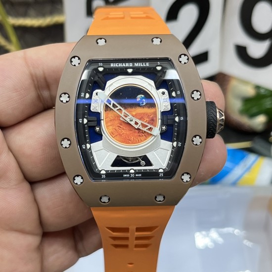 Richard Mille - RM52-05  'Pharrell Williams' Brown Cermet Limited Edition Aerospace YSF Manual Winding Tourbillon 