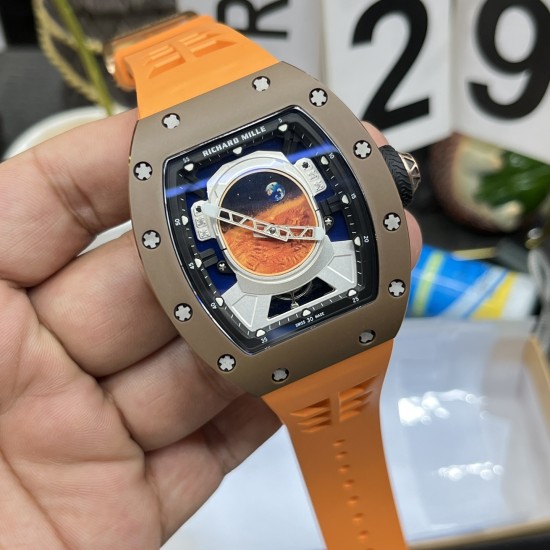 Richard Mille - RM52-05  'Pharrell Williams' Brown Cermet Limited Edition Aerospace YSF Manual Winding Tourbillon 