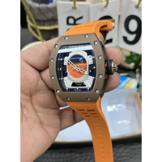 Richard Mille - RM52-05  'Pharrell Williams' Brown Cermet Limited Edition Aerospace YSF Manual Winding Tourbillon 