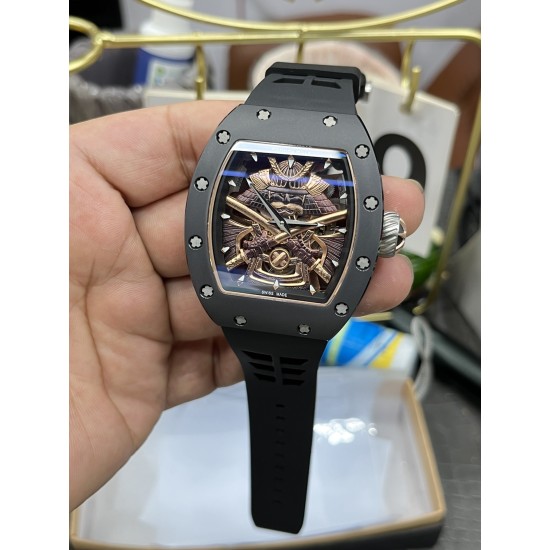 Richard Mille - RM47 43mm Black Ceramic Case Black Samurai Dial YSF Manual Winding Tourbillon