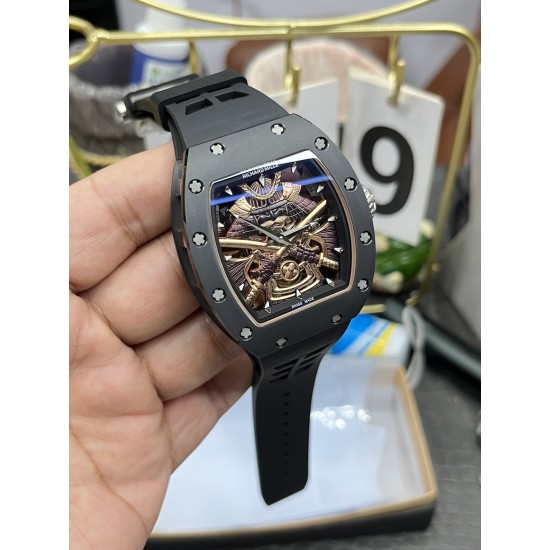 Richard Mille - RM47 43mm Black Ceramic Case Black Samurai Dial YSF Manual Winding Tourbillon