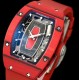 Richard Mille - RM07-01 32mm Ladies NTPT Carbon Case Red Rubber Strap Skeleton Dial G+ CRMA2 Automatic