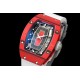 Richard Mille - RM07-01 32mm Ladies NTPT Carbon Case White Rubber Strap Skeleton Dial G+ CRMA2 Automatic