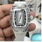 Richard Mille - RM07-02 31mm Ladies Transparent Case Skeleton Dial White Rubber Strap OPF A9015 Automatic
