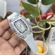 Richard Mille - RM07-02 31mm Ladies Transparent Case Skeleton Dial White Rubber Strap OPF A9015 Automatic