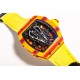 Richard Mille-RM27-03 Limited Edition Rafael Nadal 43mm Yellow FC/NY Blk/Blk BBR Tourbillon