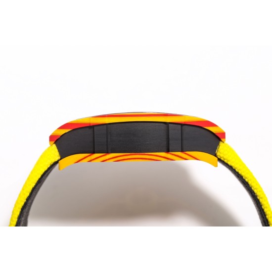 Richard Mille-RM27-03 Limited Edition Rafael Nadal 43mm Yellow FC/NY Blk/Blk BBR Tourbillon