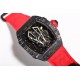 Richard Mille-RM27-03 Limited Edition Rafael Nadal 43mm Black NTPT/NY Red Strap BBR Tourbillon