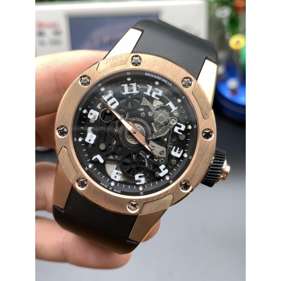 Richard Mille - RM63-01 Dizzy Hands 42.7mm RG/RU Skeleton Dial GF CRMA3 Automatic