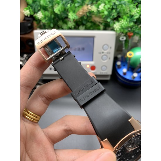 Richard Mille - RM63-01 Dizzy Hands 42.7mm RG/RU Skeleton Dial GF CRMA3 Automatic