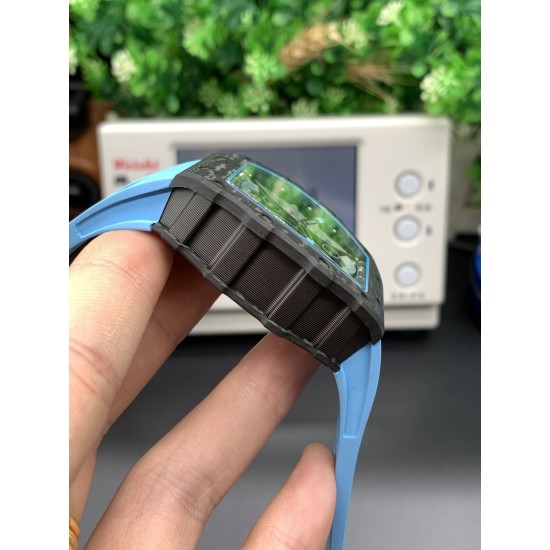 Richard Mille-RM53-01 43mm TPT Carbon/RU Skeleton Dial JBF Tourbillon Updated Version Super Clone