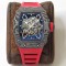 Richard Mille - RM35-02 42.7mm Carbon Case Rubber Strap Skeleton Dial ZF RMUL3 Super Clone