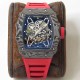 Richard Mille - RM35-02 42.7mm Carbon Case Rubber Strap Skeleton Dial ZF RMUL3 Super Clone