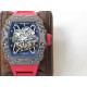 Richard Mille - RM35-02 42.7mm Carbon Case Rubber Strap Skeleton Dial ZF RMUL3 Super Clone