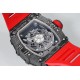 Richard Mille - RM35-02 42.7mm Carbon Case Rubber Strap Skeleton Dial ZF RMUL3 Super Clone