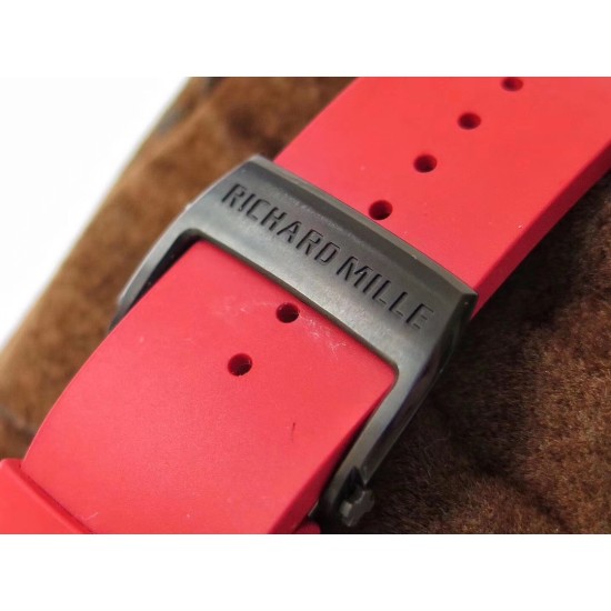 Richard Mille - RM35-02 42.7mm Carbon Case Rubber Strap Skeleton Dial ZF RMUL3 Super Clone