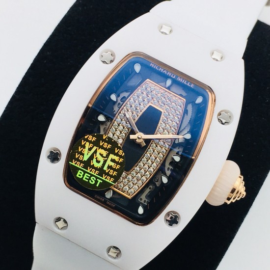 Richard Mille - Rm07-03 Bonbon Collection Ladies Diamonds ATZ Ceramic/TZP Skeleton Dial VSF CRMA3 Automatic