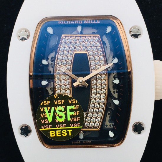 Richard Mille - Rm07-03 Bonbon Collection Ladies Diamonds ATZ Ceramic/TZP Skeleton Dial VSF CRMA3 Automatic