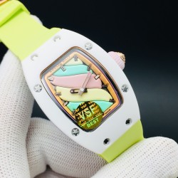 Richard Mille - Rm07-03 Bonbon Collection Ladies Marshmallow ATZ Ceramic/TZP Candy swirl pastel Dial VSF CRMA3 Automatic