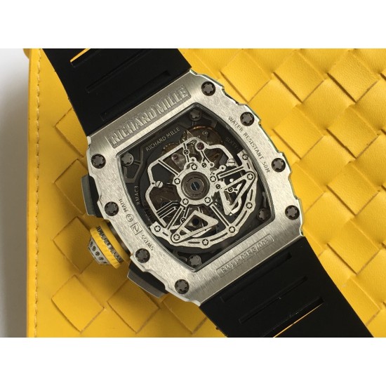 Richard Mille - RM11-03 Flyback Chronograph SS/RU (Wht) KVF A7750 Mod